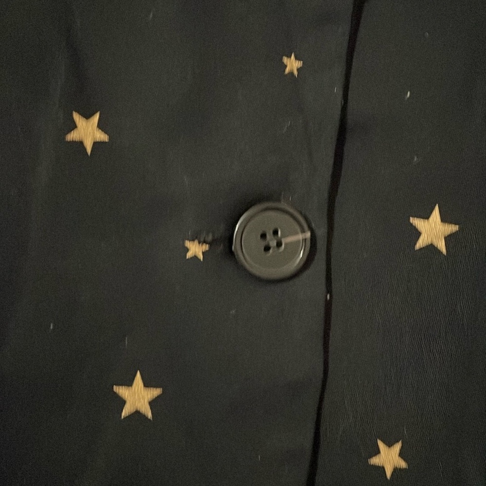 NWT Modcloth Black Star-Patterned Pantsuit Size 4X/26 - Picture 7 of 10